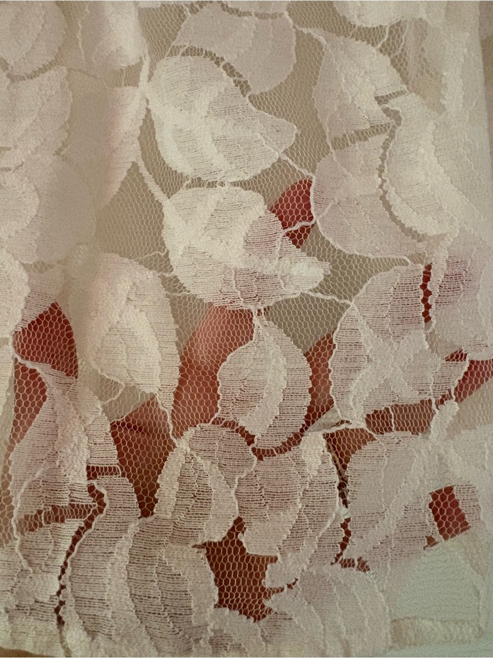 NorthStyle Cream Floral Lace Square-Neck Blouse - Picture 6 of 12